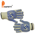 White Heat Resistant Working Gloves for BBQ